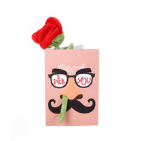 Factory High Quality Funny "I Pick You" Plush Rose Valentine's 3D Pop-up Card