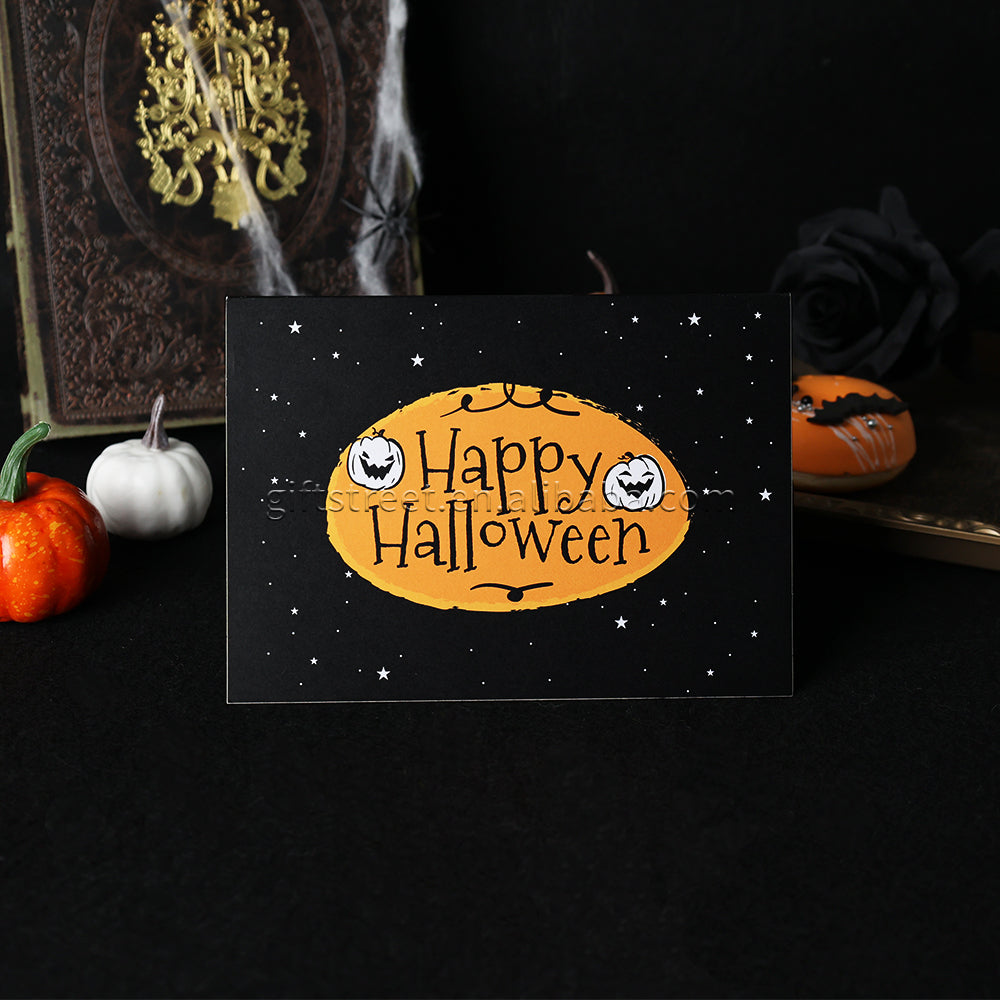 Custom 3D Pop-Up Cards Wholesale Halloween Haunted House & Ghost Greeting Card