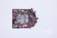 Black Rose Double Door Pop Up Card