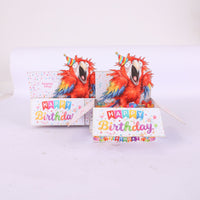 Parrot Birthday Box Card