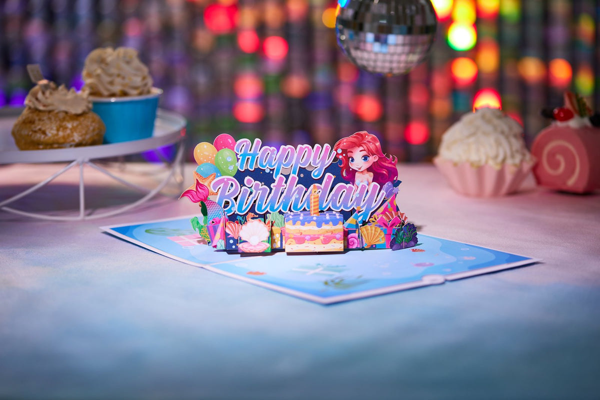 Mermaid Birthday Greeting Card