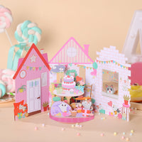 Cozy Birthday Cake Cradle 3D Pop Up Card