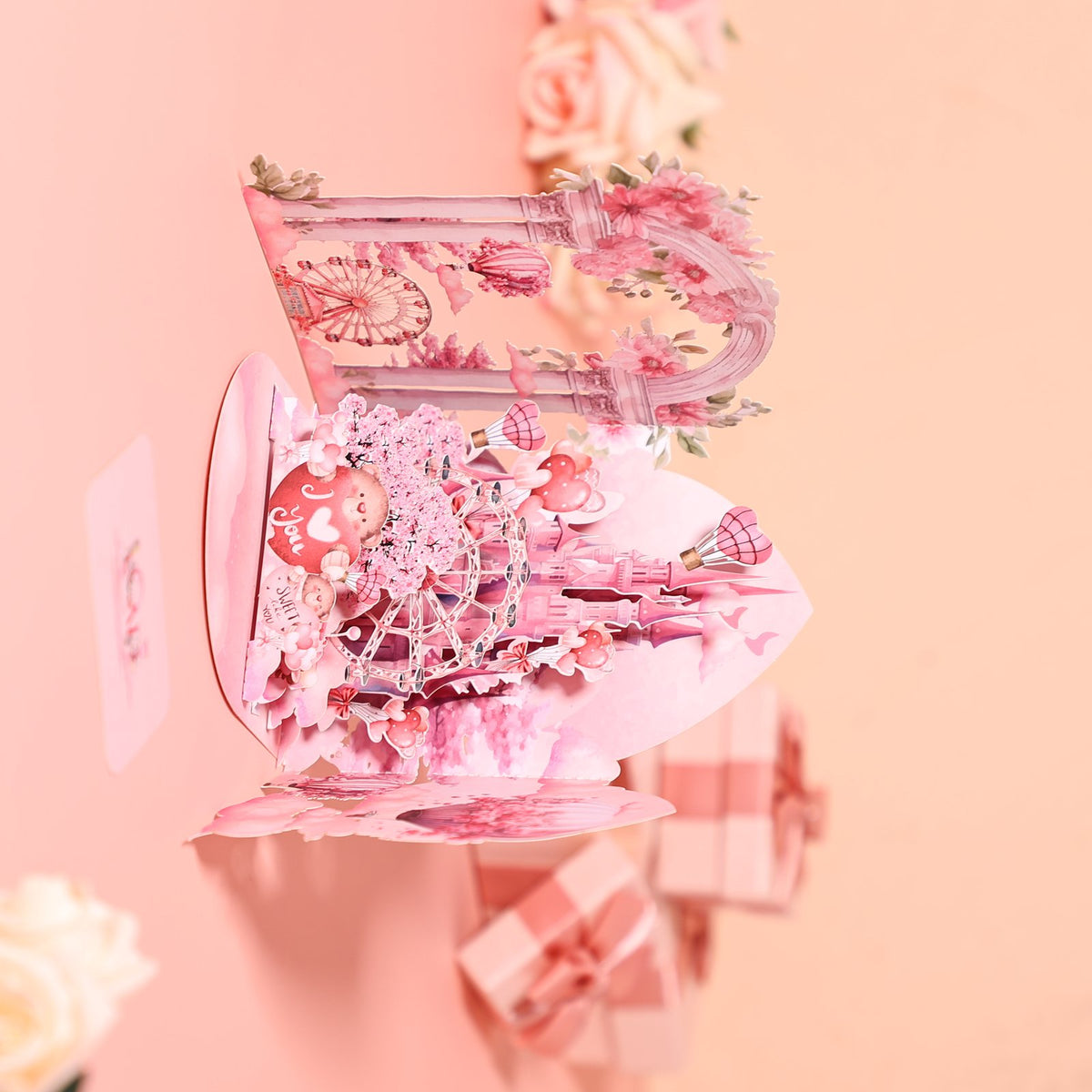 Valentine's Day Double Door Pop Up Card