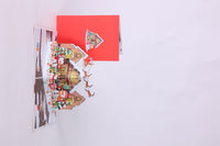 Snowy Night Christmas House 3D Pop Up Card