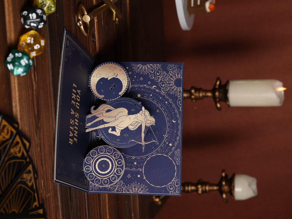 Sagittarius Birthday Greeting Card
