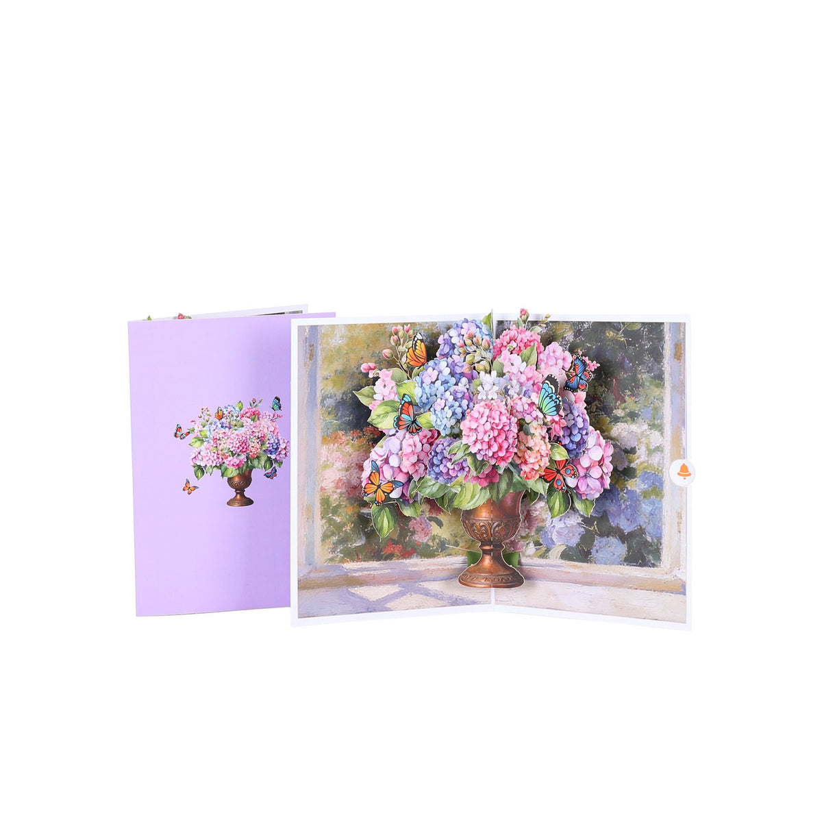 Hydrangea Vase 3D Pop Up Card