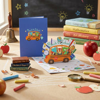 Back To School Car Greeting Card