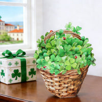 Shamrock Flower Basket 3D Pop Up Card