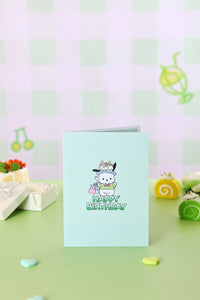 Pochacco Birthday 3D Pop Up Card