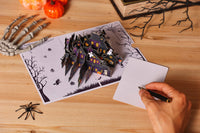 Wearable Haunted House Greeting Card
