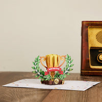 Father's Day Trophy 3D Pop Up Card
