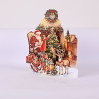 Vintage Christmas Ornament Greeting Card