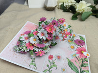 Pink Daisy Greeting Card