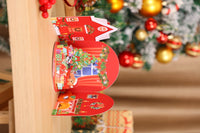 Christmas Red Brick House 3D Pop Up Card