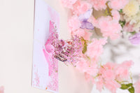 Cherry Blossom Crescent Moon Elf Pink Inside Design 3D Pop Up Card