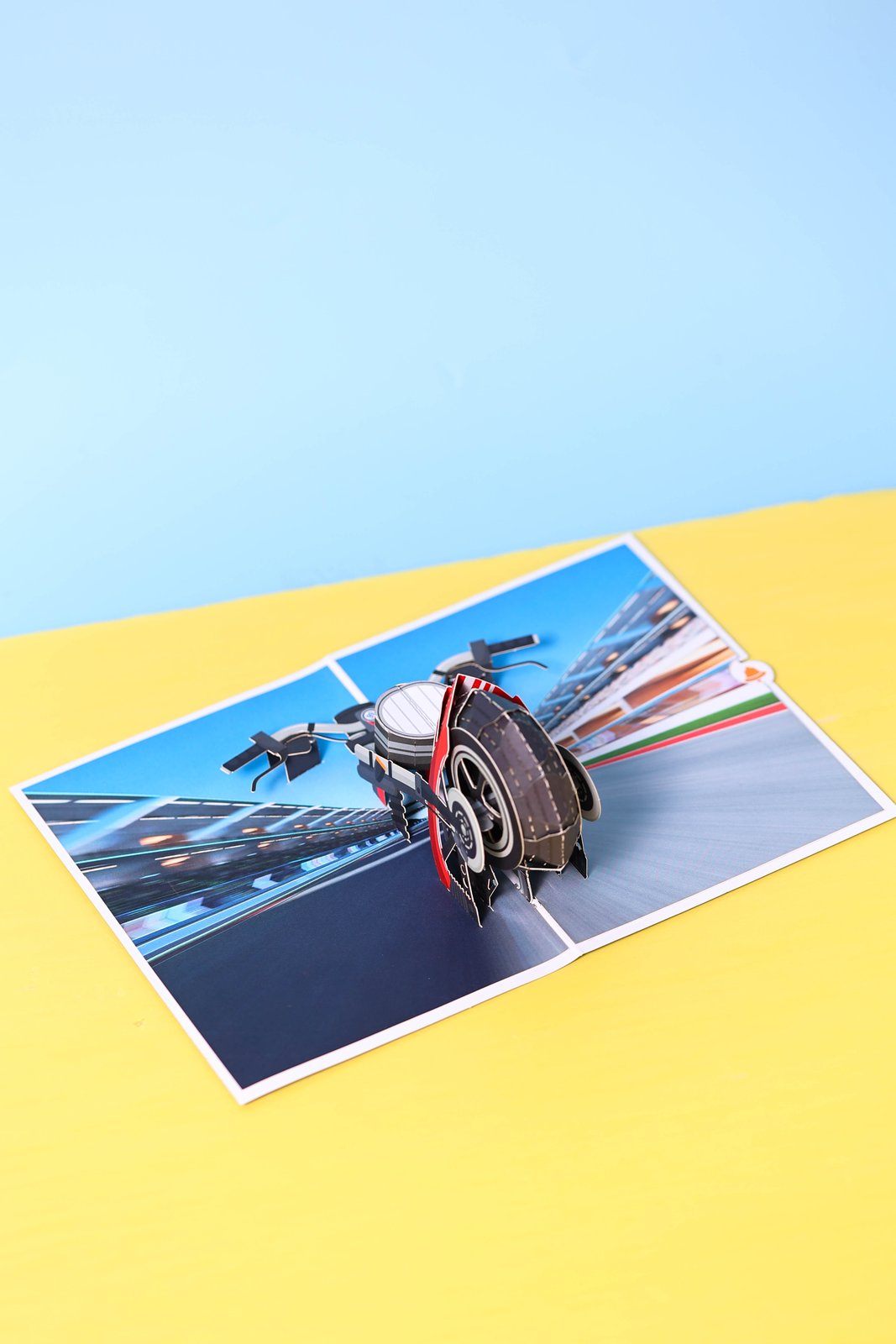 Motorcycle 3D Pop Up Card