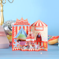 Circus Birthday Cake Greeting Card