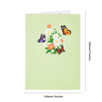 Mother's Day Butterfly Flower Basket Pop Up Card