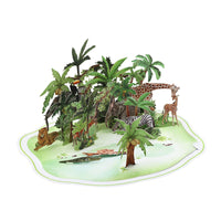 Wild Animals 3D Pop Up Card