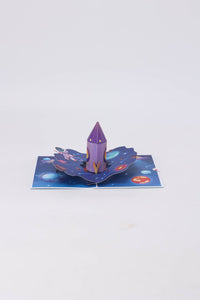 Space Rocket 3D Pop Up Card