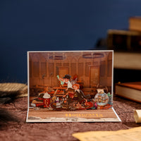 Magic Large Great Hall 3D Pop Up Card