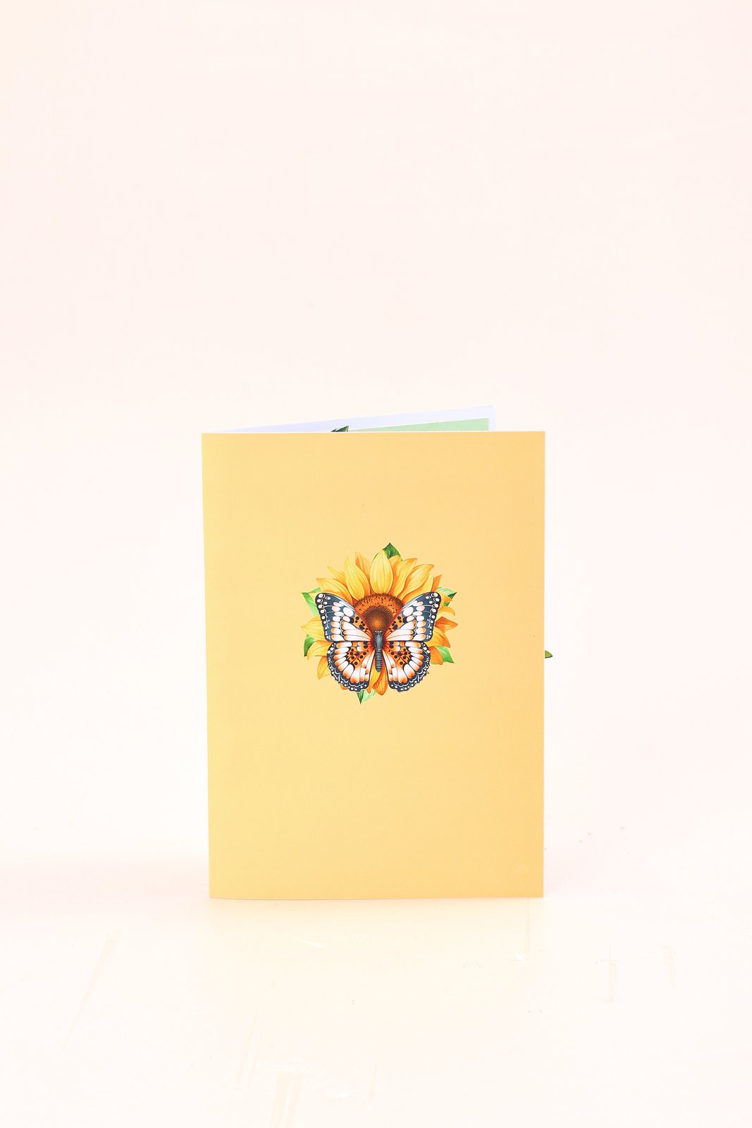 Sunflower Butterfly Greeting Card