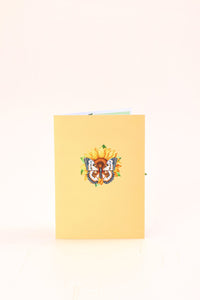Sunflower Butterfly Greeting Card