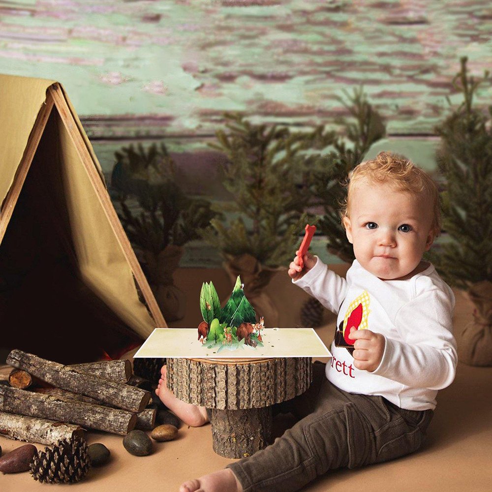 Forest Animals 3D Pop Up Card