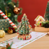 Candy Christmas Tree 3D Pop Up Card