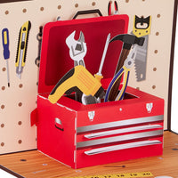 Father's Day Toolbox 3D Pop Up Card