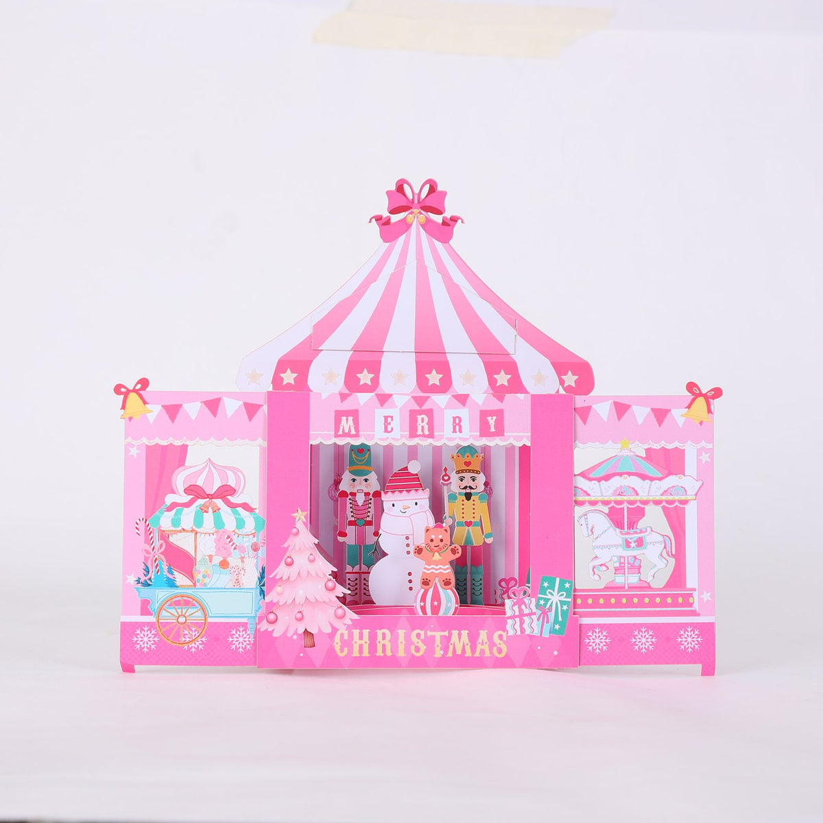 Christmas Circus Tent 3D Pop Up Card