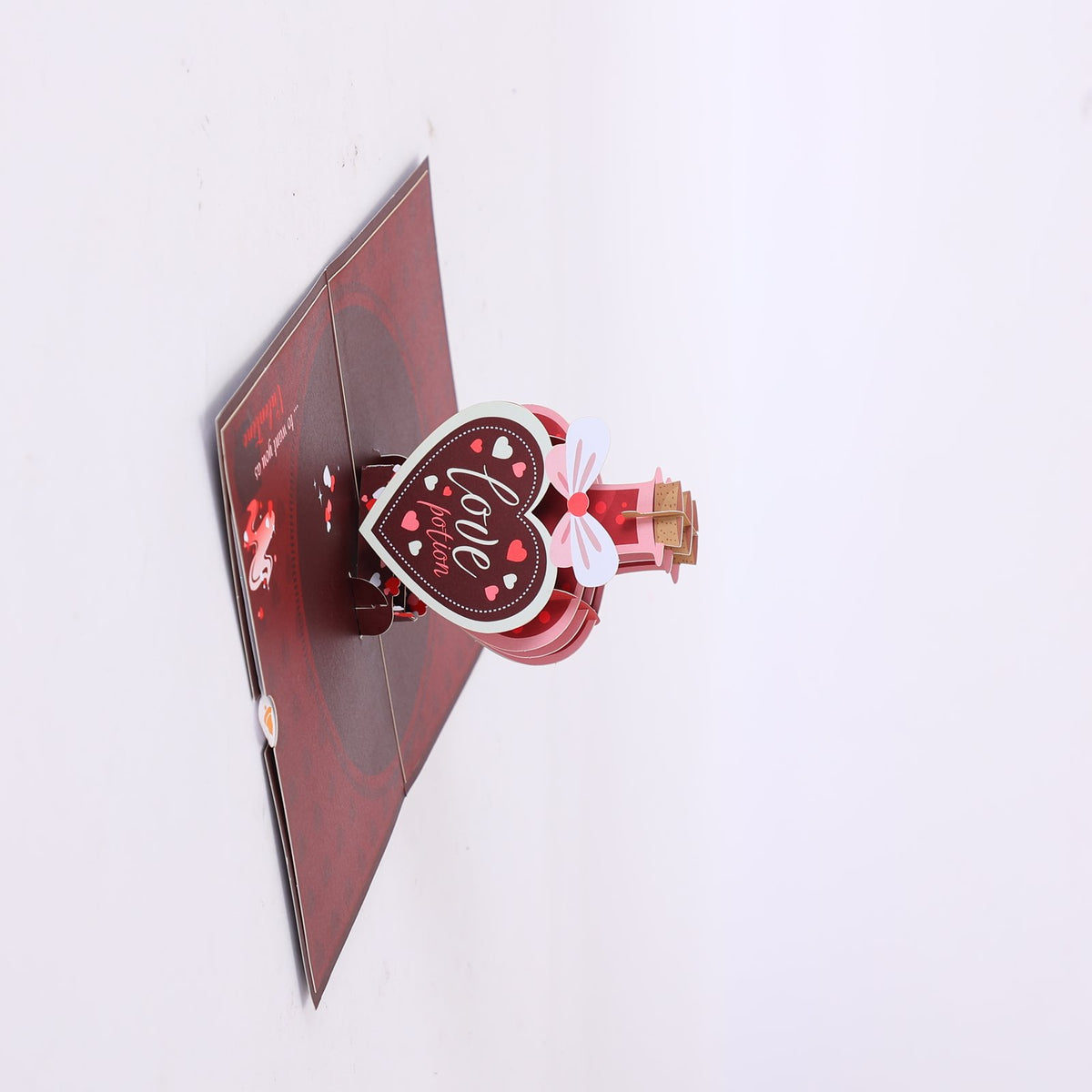 Heart Potion Bottle 3D Pop Up Card