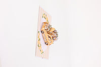Yellow Flower Cart 3D Pop Up Card