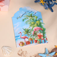 Flamingo Beach 3D Pop Up Card