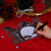 Black Rose Double Door Pop Up Card