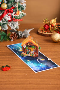 Nativity Cartoon Greeting Card