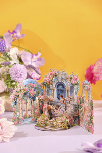 Garden Castle 3D Pop Up Card