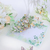 Spring Floral Branch 3D Pop Up Card