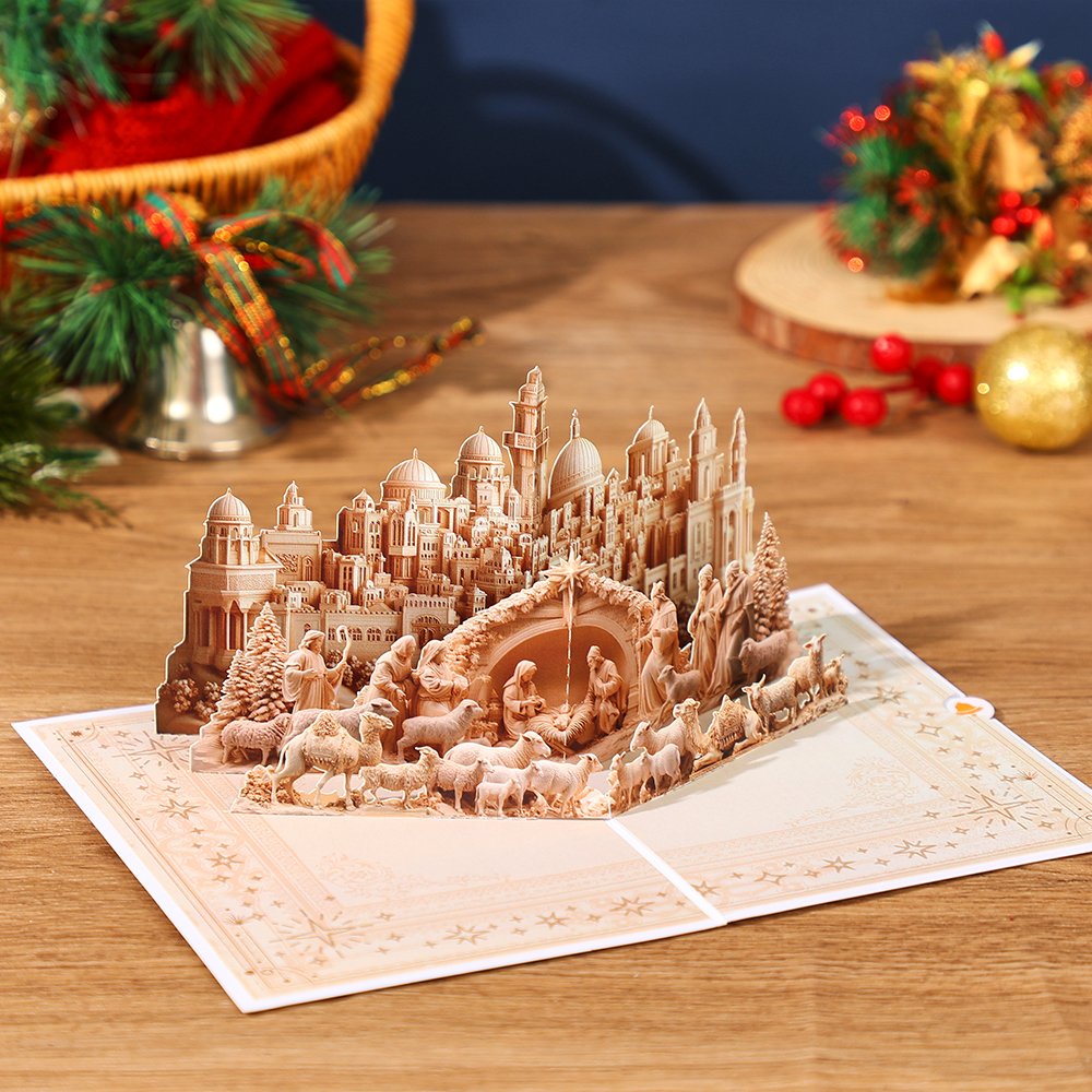 Nativity Statue 3D Pop Up Card