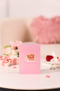 Vintage Angel Moon Pop Up Card
