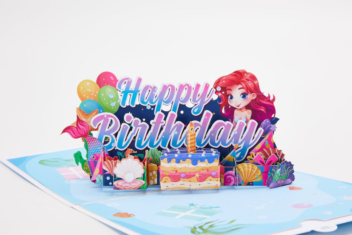 Mermaid Birthday Greeting Card