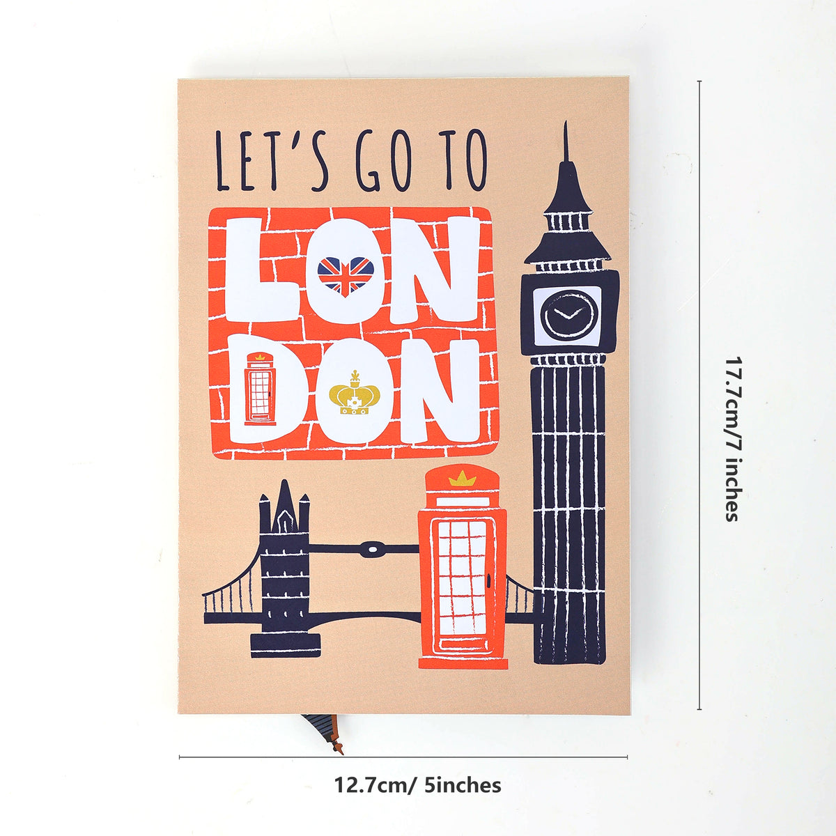 London City Skyline 3D Pop Up Greeting Card - Iconic Landmarks Keepsake
