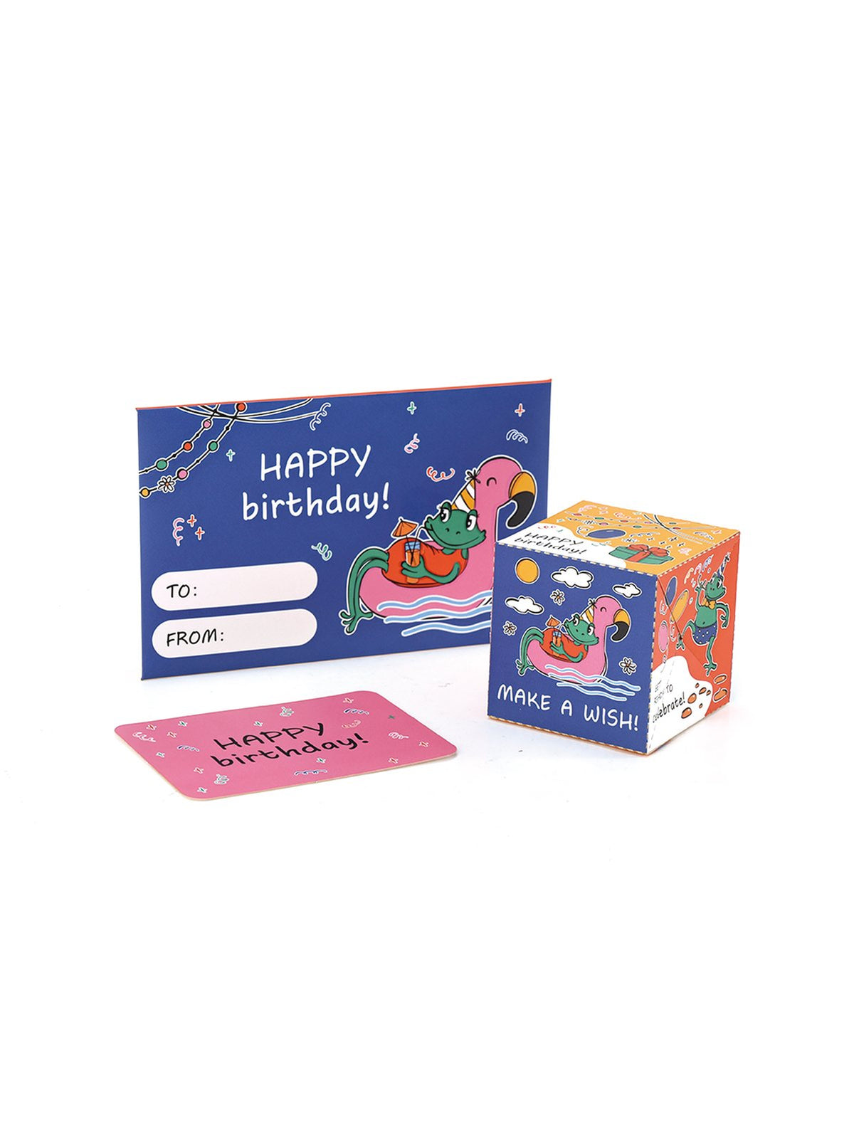 Frog Birthday Surprise Pop Up Greeting Card
