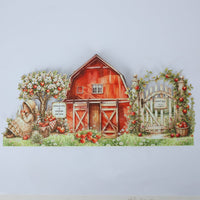 Apple Garden Double Door Card