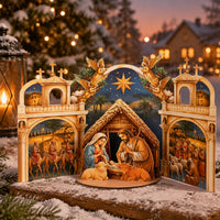 Relief Nativity Greeting Card