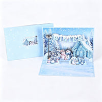 Winter Snowman Greeting Card