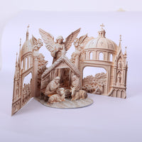 Relief Nativity Greeting Card