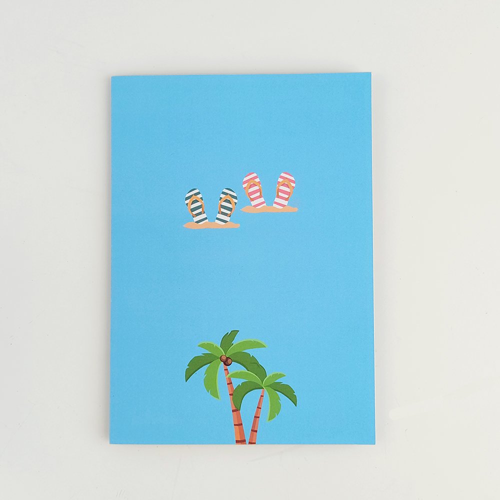 Beach 3D Pop Up Card