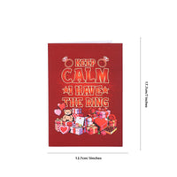 Valentine's Day Diamond Ring Gift Pop Up Card