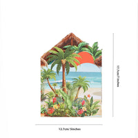 Tropical Beach Flip Pop Up Card